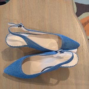 Denim Slingback